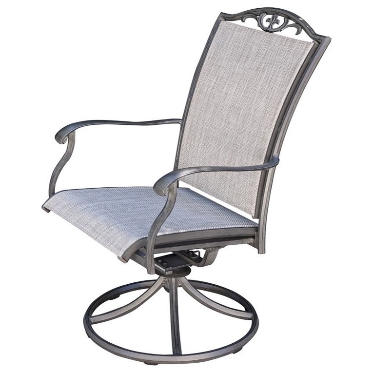 Apricity Outdoor Melbourne by Agio Outdoor Swivel Rocker Chair with